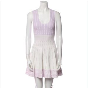 JUST CAVALLI!! Gorgeous dress in lilac and white, stretchy and beautiful shape